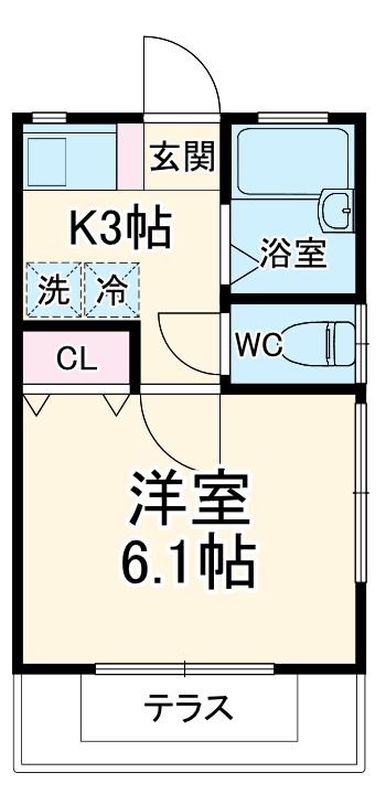 第1東和ハウスの間取り
