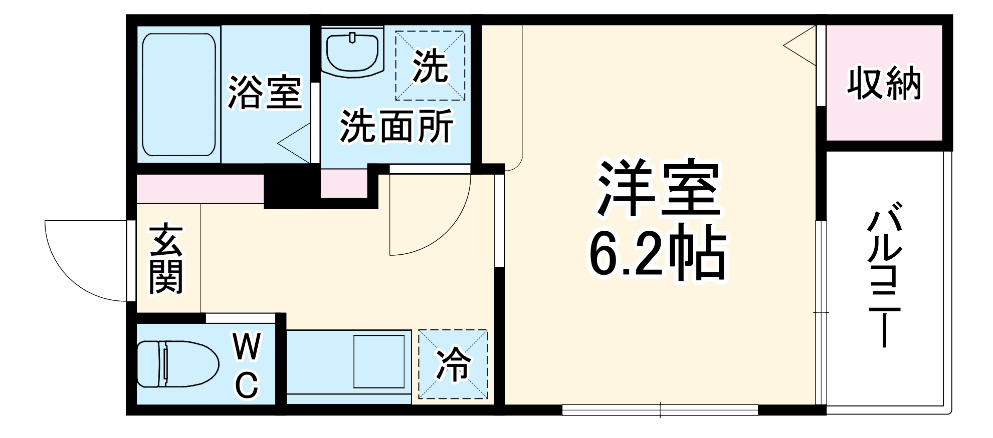 MELDIA大和田Ⅳの間取り