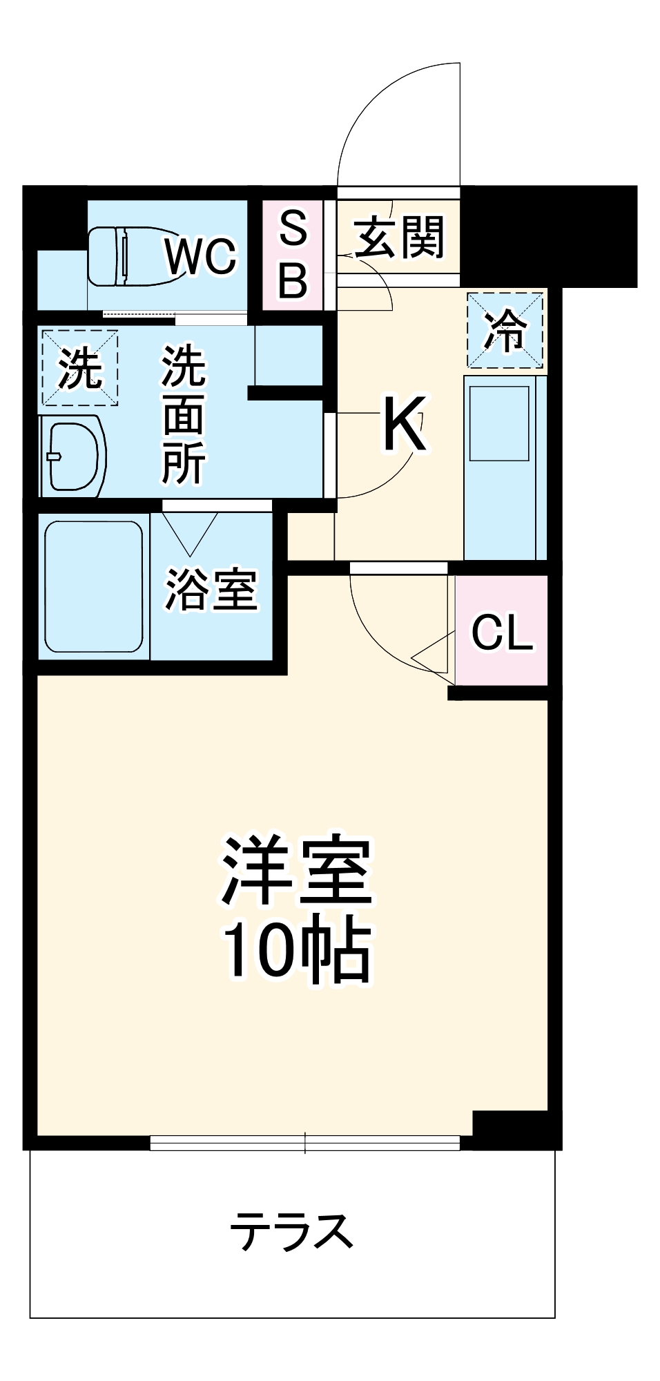 COZY山下通の間取り