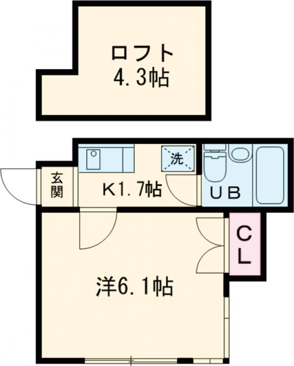 カーサ川口の間取り