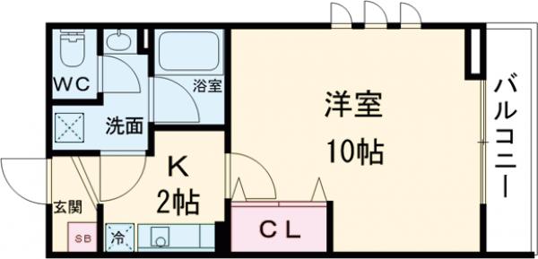 レラージュ自由が丘の間取り