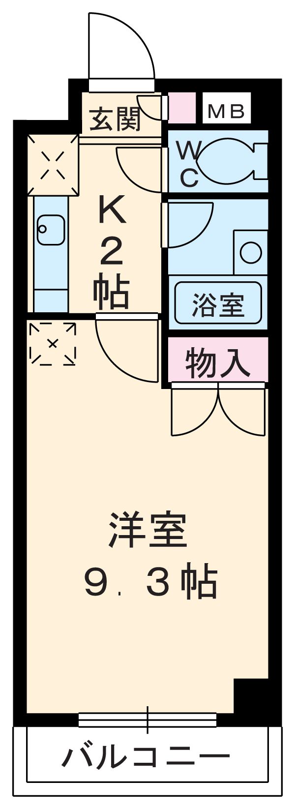 シティライフ上社北の間取り
