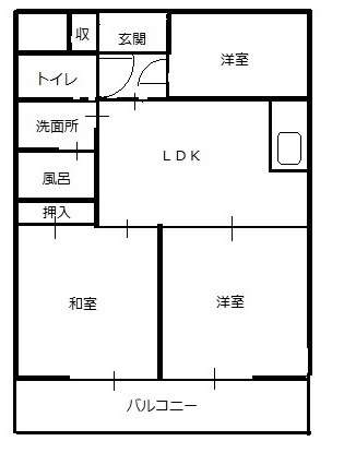 シャトーレ滝ノ水の間取り