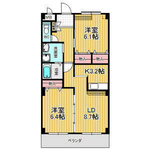 プランドール鎌倉台の間取り