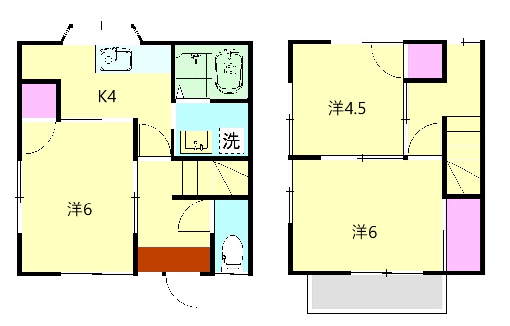 コーポユズⅡの間取り