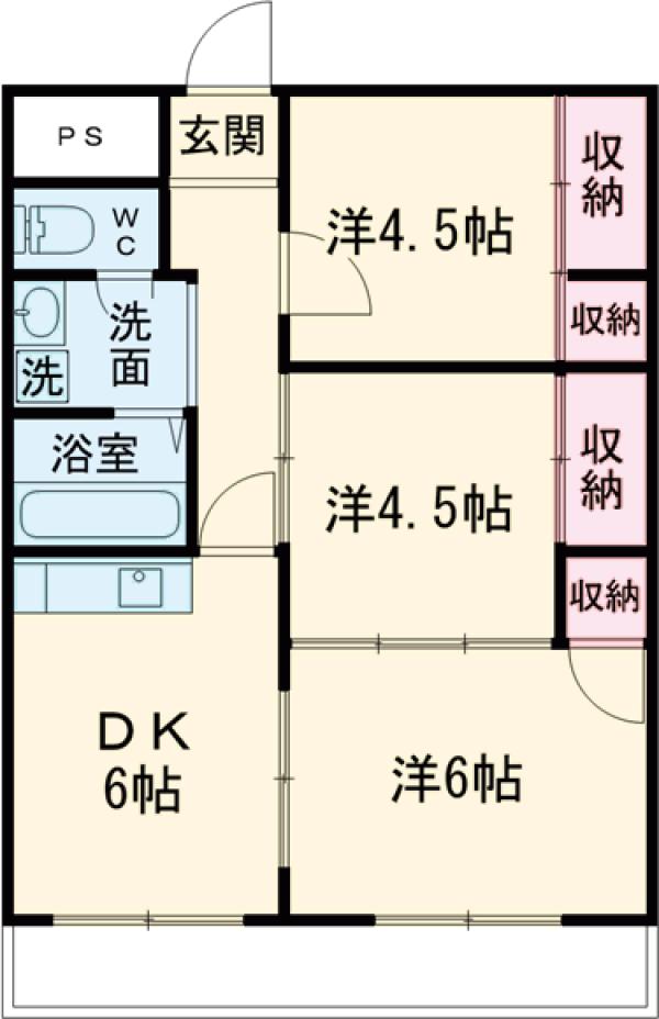レジデンス・ラ・ヴィータの間取り
