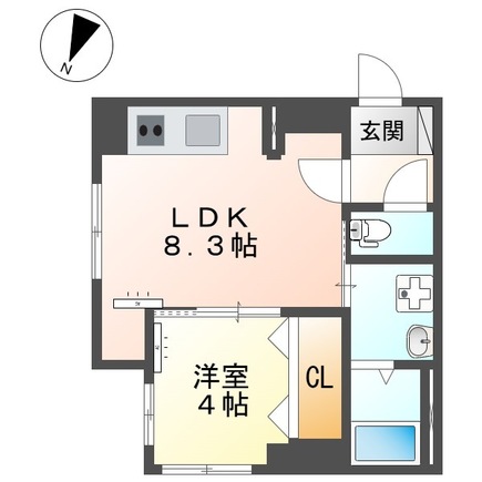 アコード・Ｋ・203号室の間取り