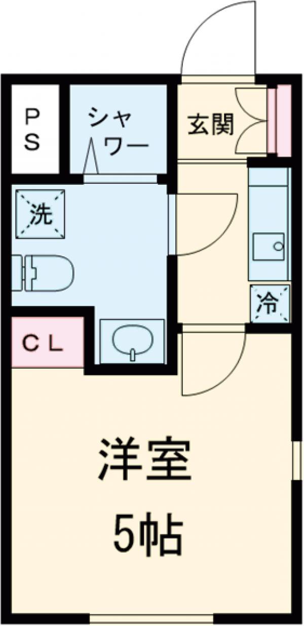 GRANDVILL南烏山・202号室の間取り
