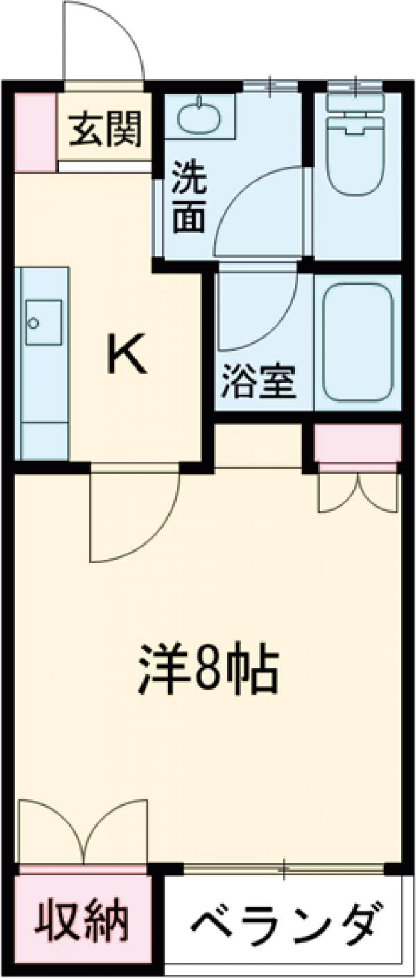 文京町山岸ハイツの間取り