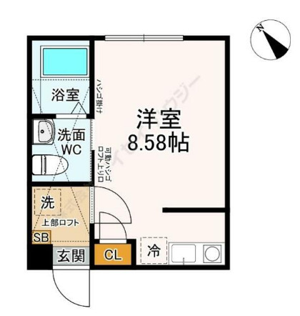Ｋｅｎ’ｓ　ＬＩＥＮ　相模原・202号室の間取り