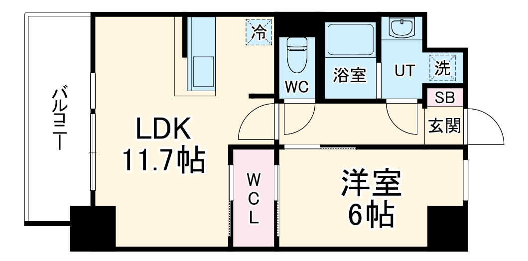 S-RESIDENCE桜本町awesomeの間取り
