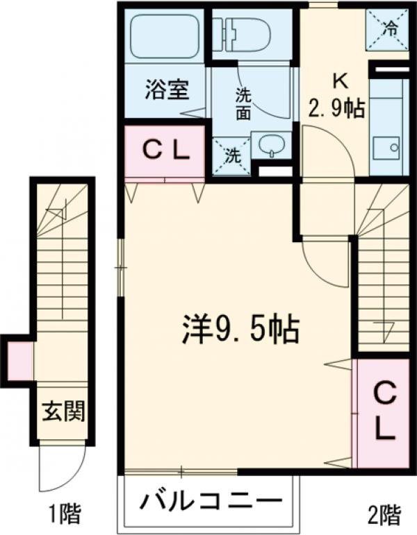 ルミエール Ⅰの間取り