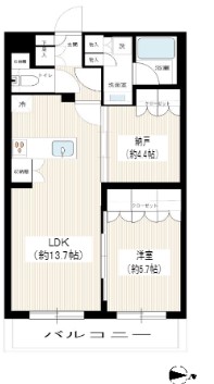 セジョリ板橋坂下Ⅱの間取り