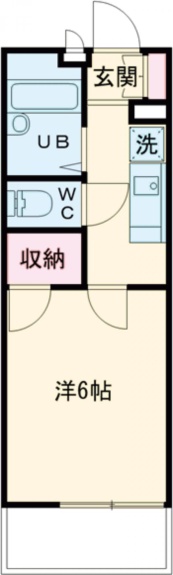 ワコウサンハイツC棟の間取り