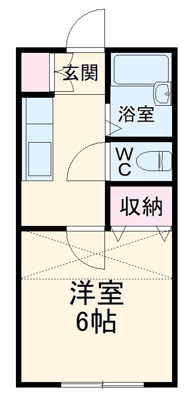 カーザ方丈の間取り