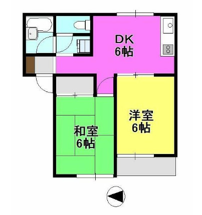 美よしコーポAの間取り