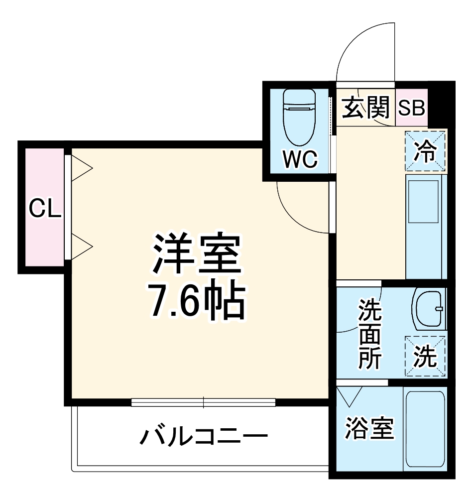 （仮称）ジーメゾン浦和松本・203号室の間取り