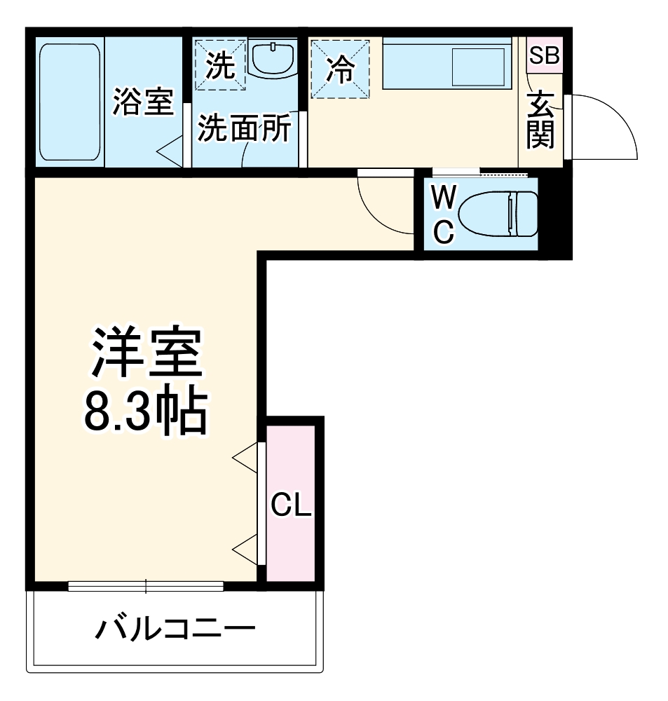 （仮称）ジーメゾン浦和松本・205号室の間取り