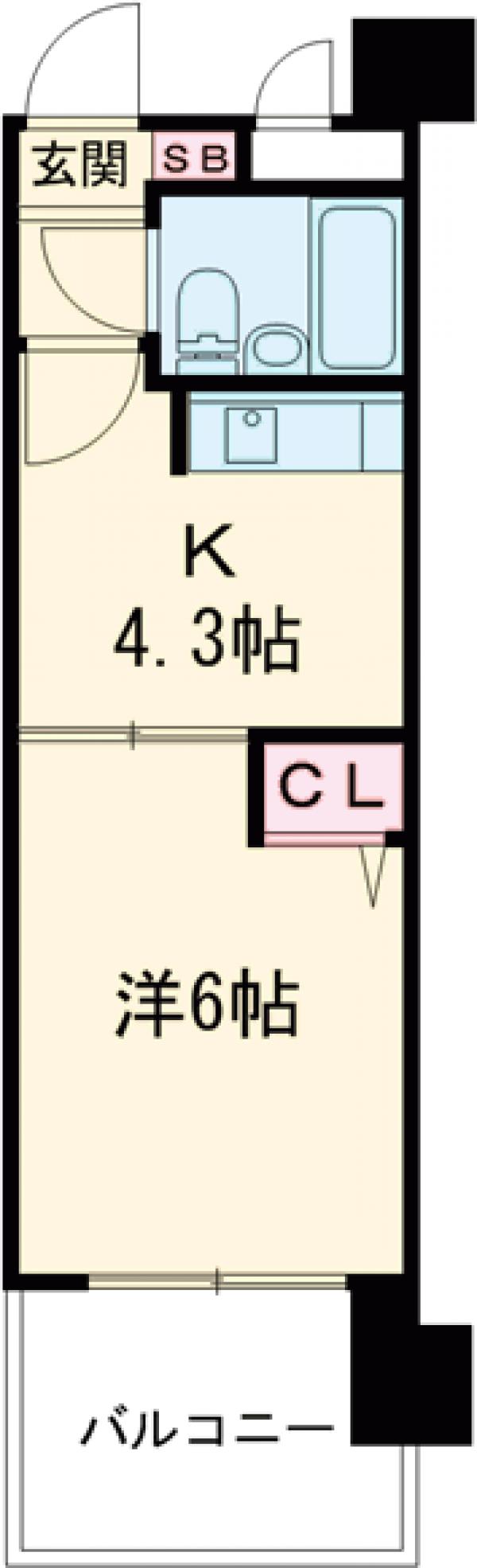 三協・寿崎グリーンコート福生の間取り