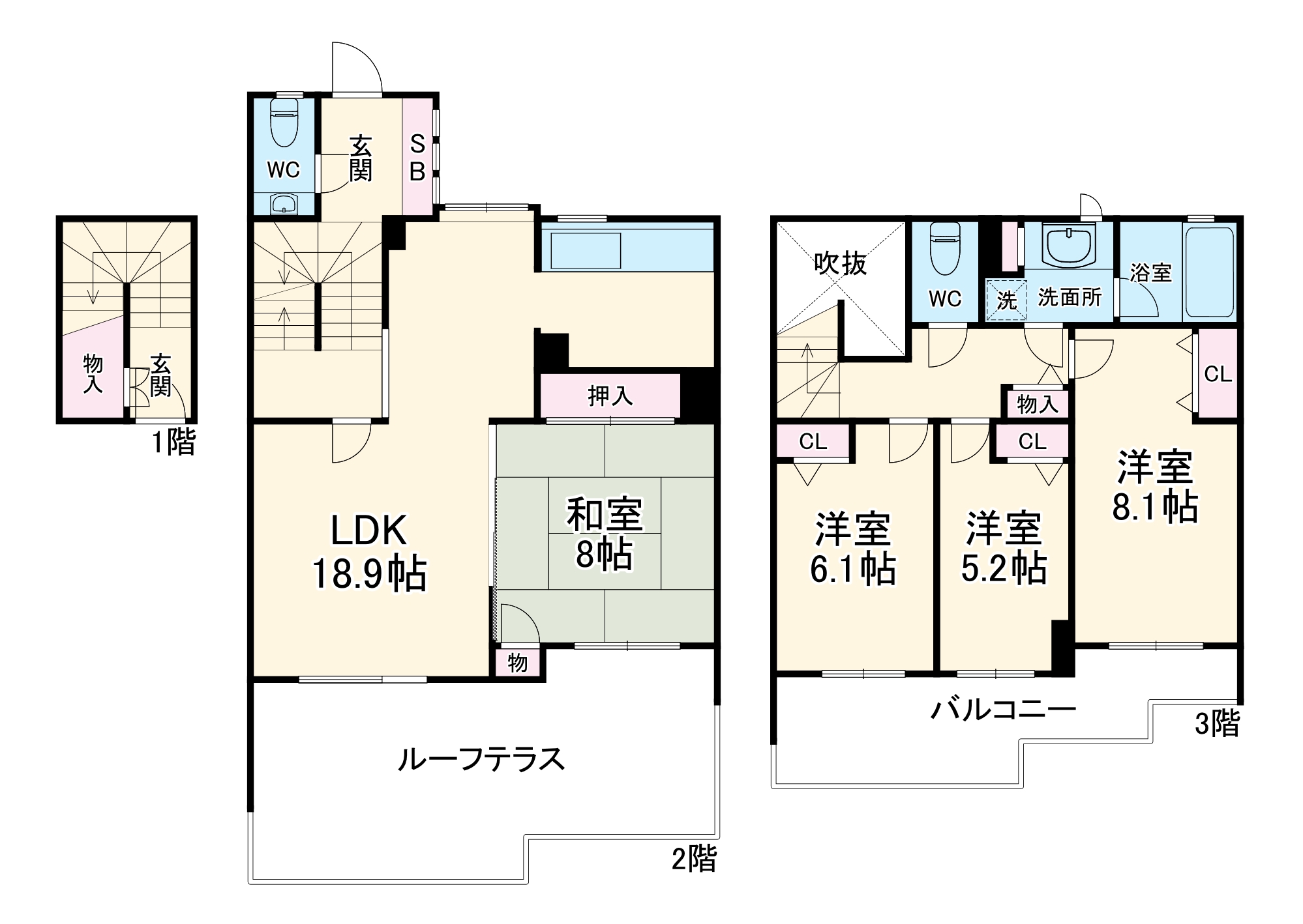 ライオンズテラス港北ニュータウン弐番館の間取り