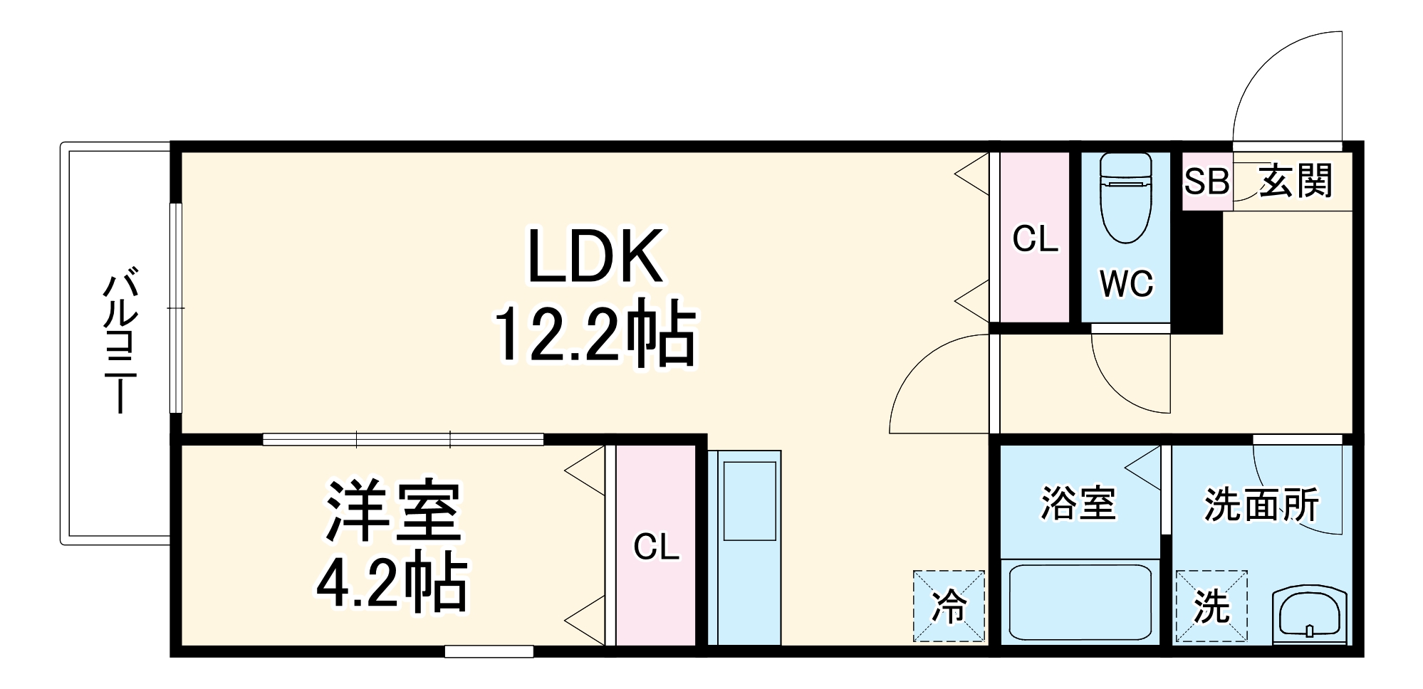 ジーメゾン桶川の間取り