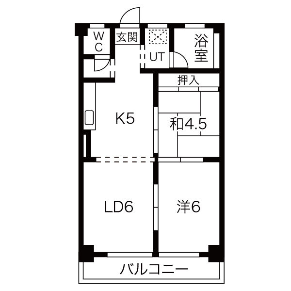 第2ハイツ早川の間取り
