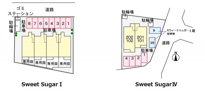 2/4 駐車場