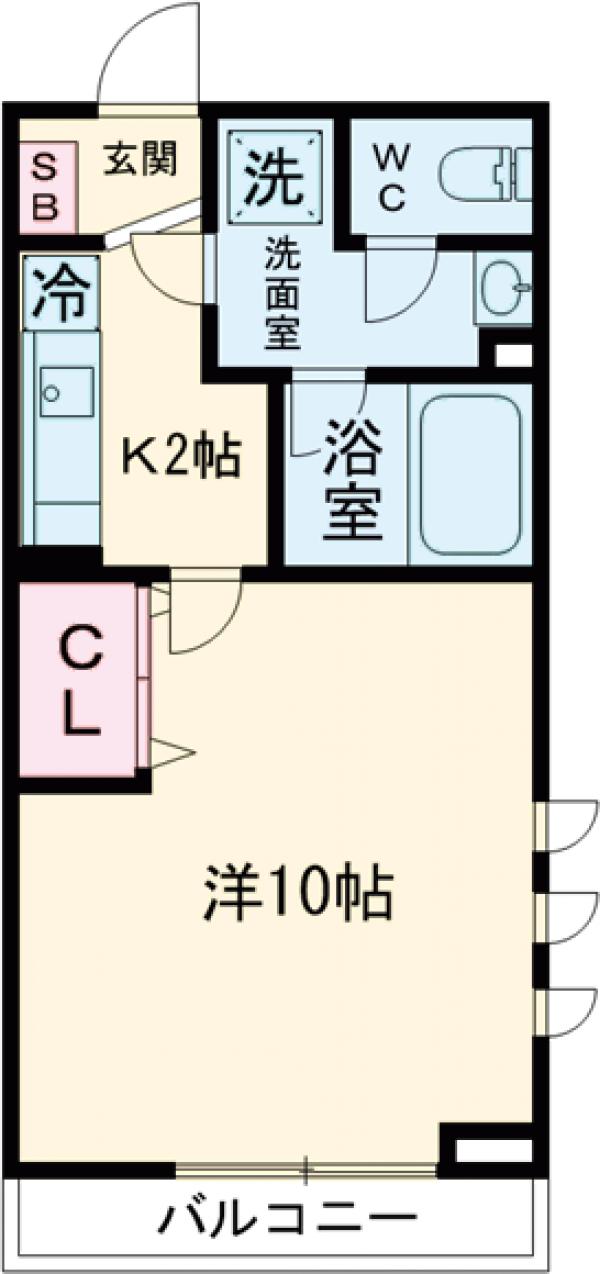 レラージュ自由が丘の間取り