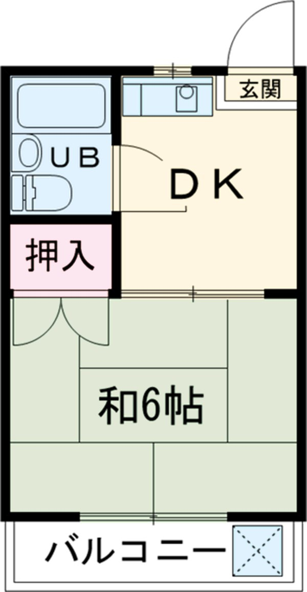 竹内コーポの間取り