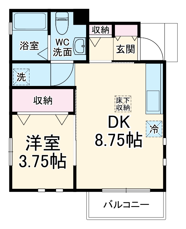 ラメール湘南Ⅱの間取り