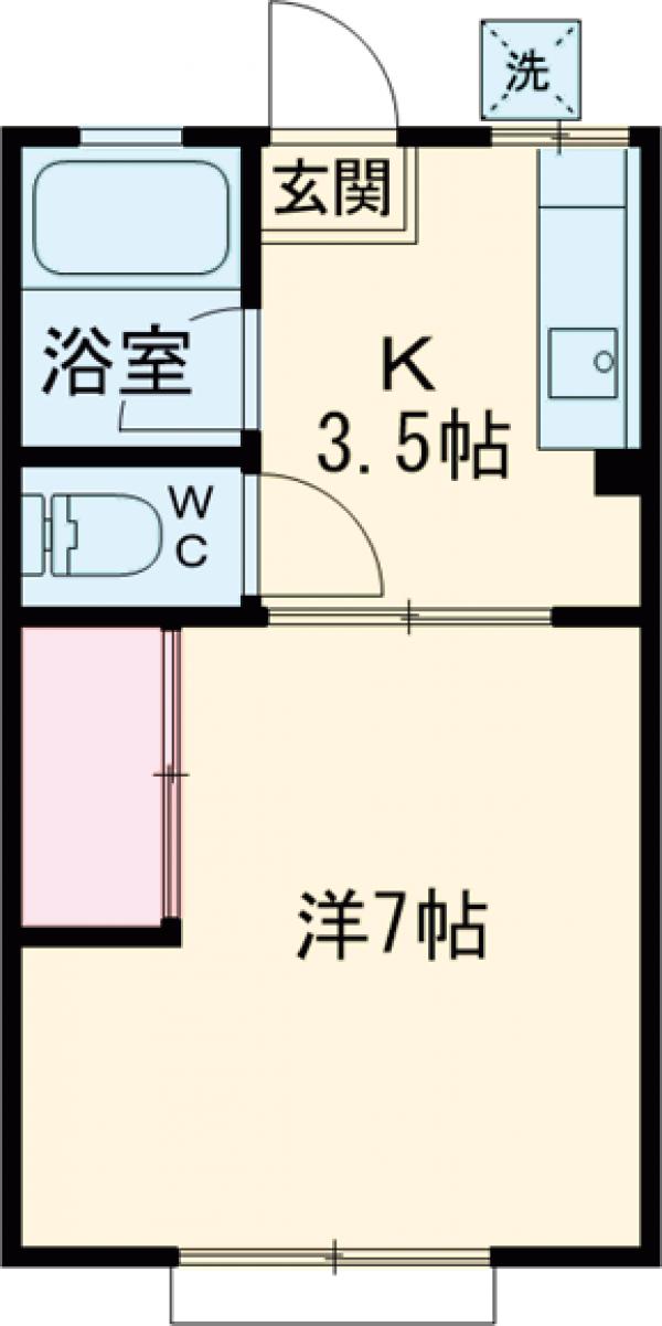 シティハイムブルーの間取り