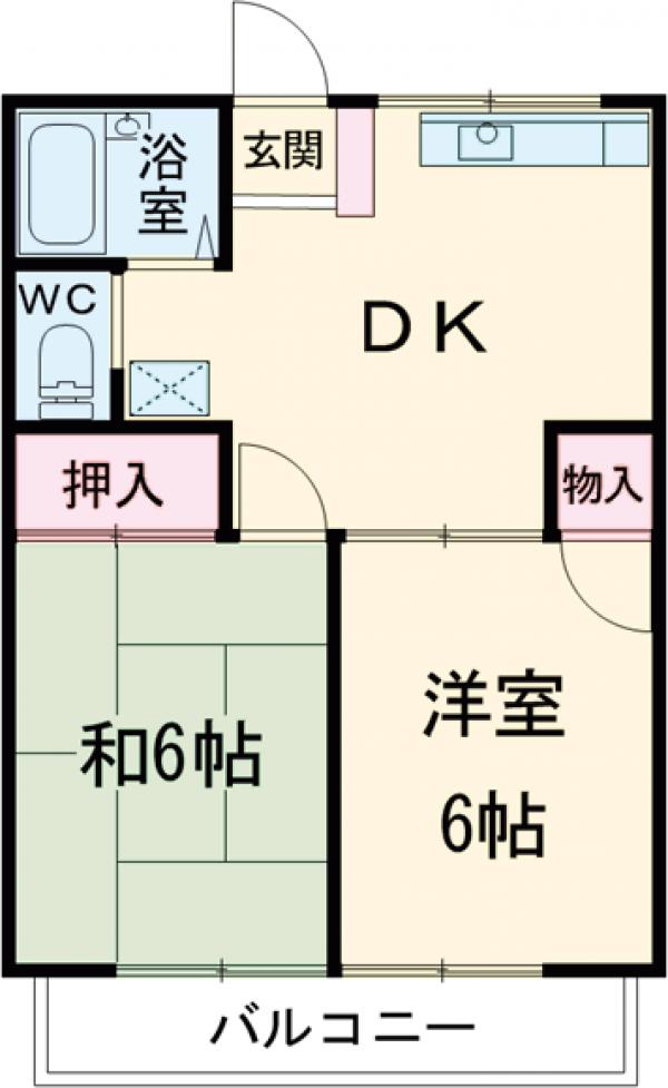 モリハイツの間取り