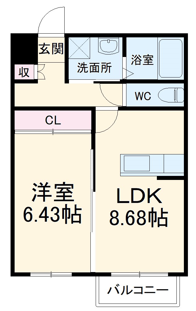 スプリングコート香久山の間取り