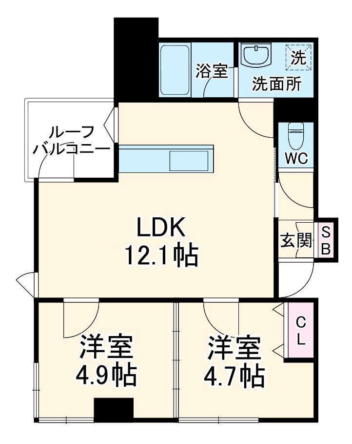ルミアージュ登戸の間取り