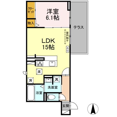 D-avance 花田の間取り