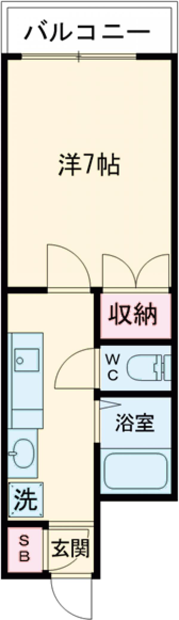 ハイムサニーキャビンアネックスの間取り