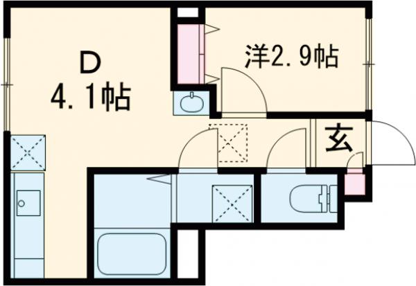 ソルナクレイシア大泉学園の間取り