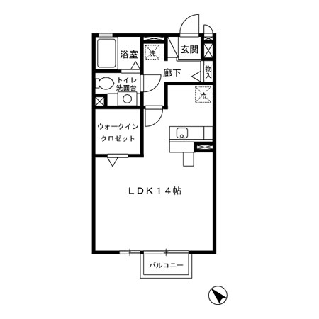 リビングタウン西寺方町の間取り
