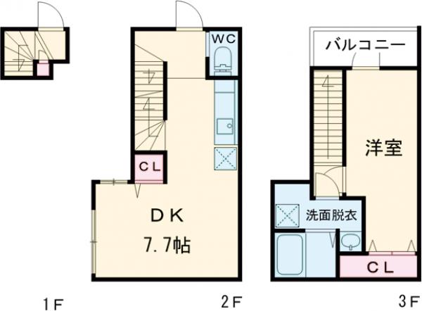 ソルナクレイシア笹塚の間取り