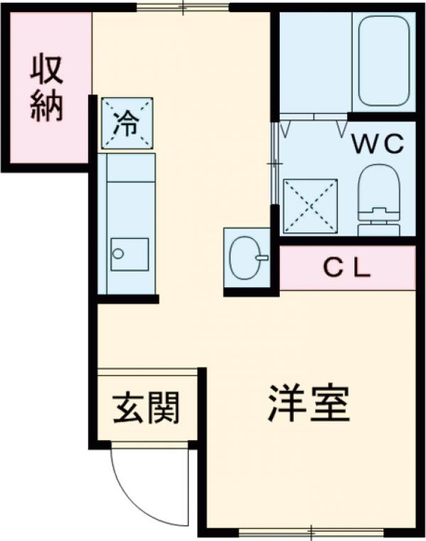 トラビス水戸トモゑの間取り