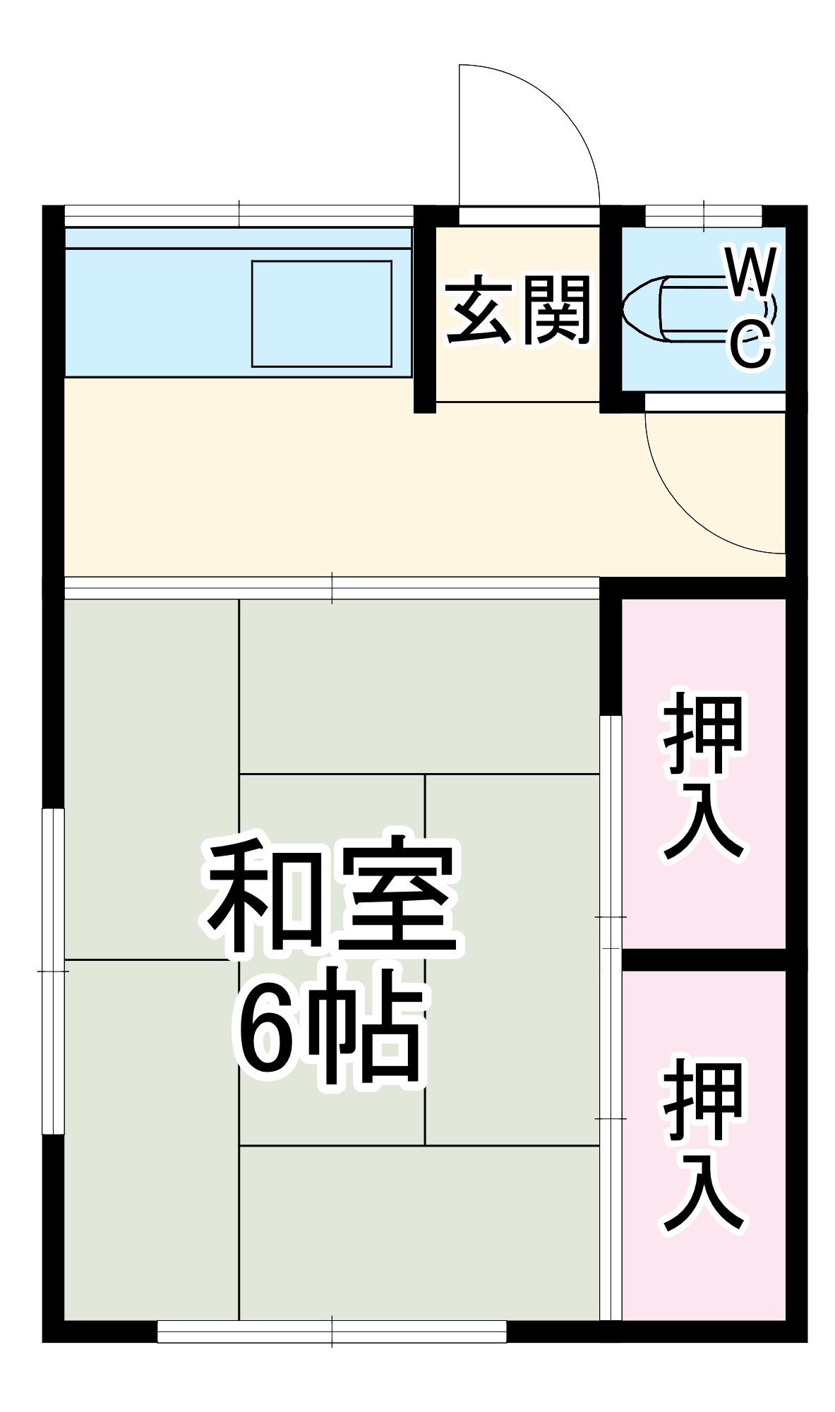 中澤荘の間取り