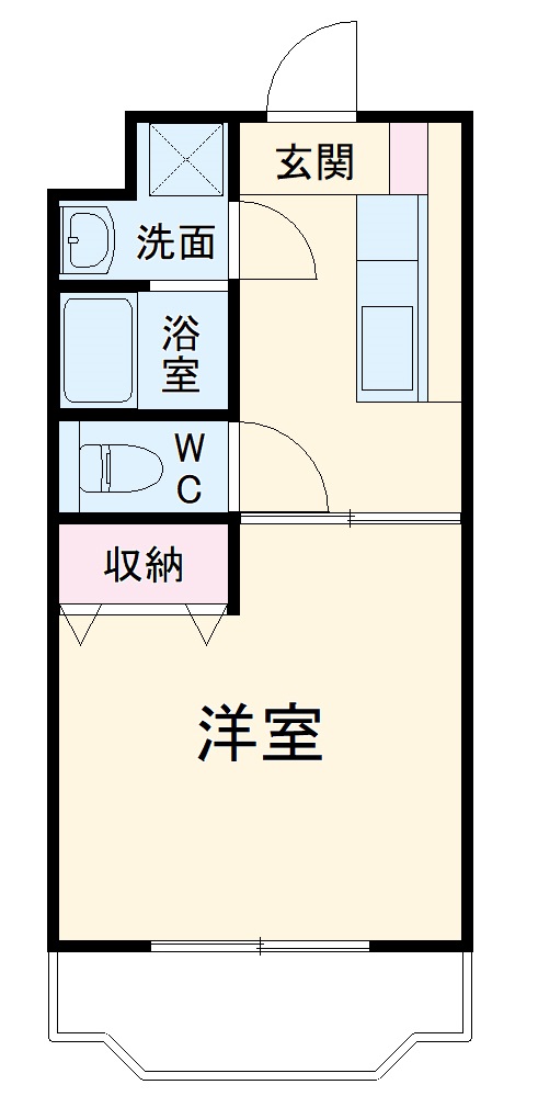 プレザント ワンの間取り