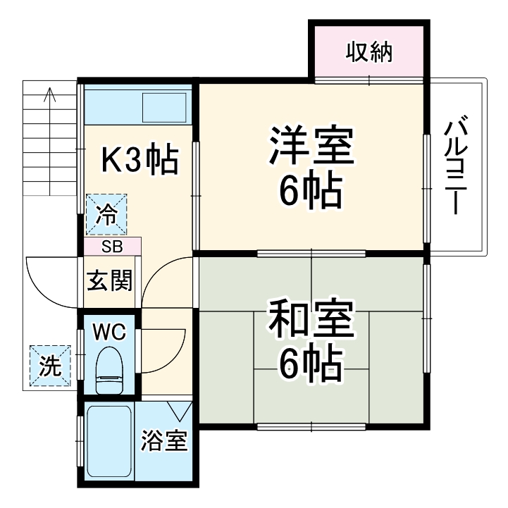 さつきハイツの間取り