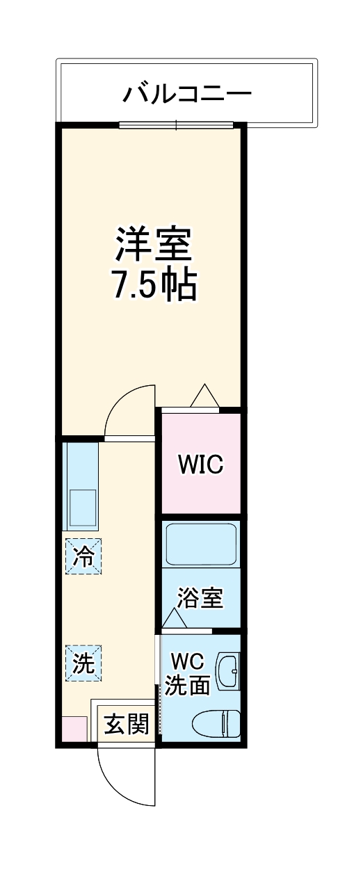 ハーミットクラブハウス リアンD棟 の間取り