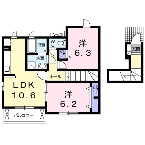ベル☆デーア 東海の間取り