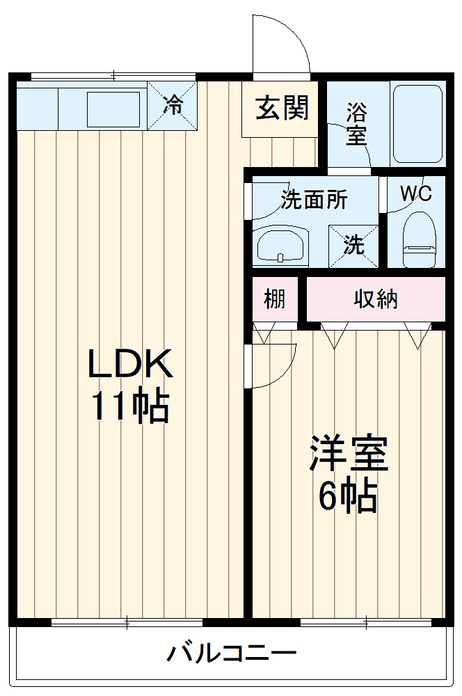 West Coastの間取り