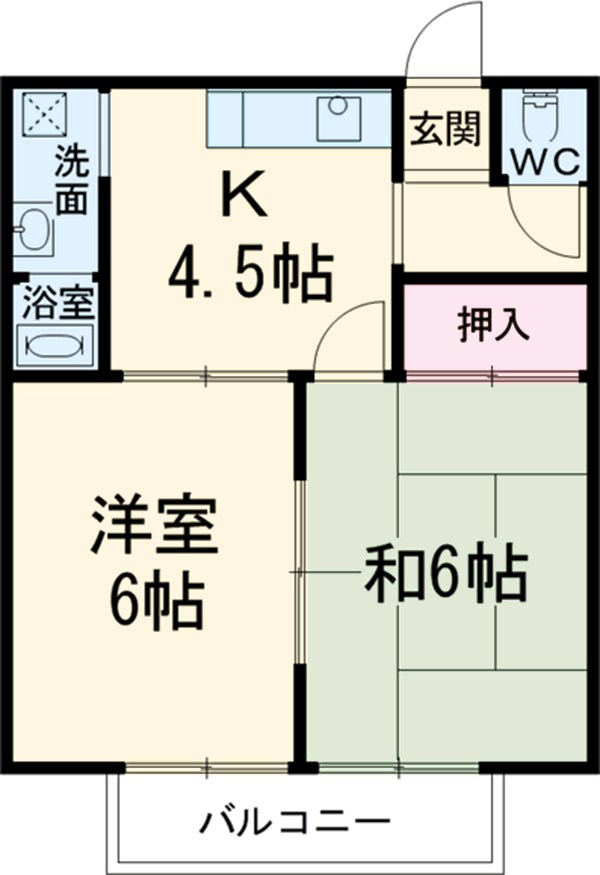 サンモール薬円台の間取り
