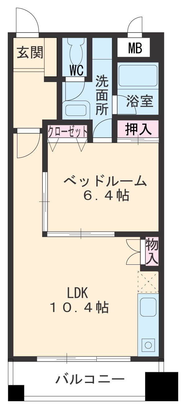 ミクニハイツの間取り