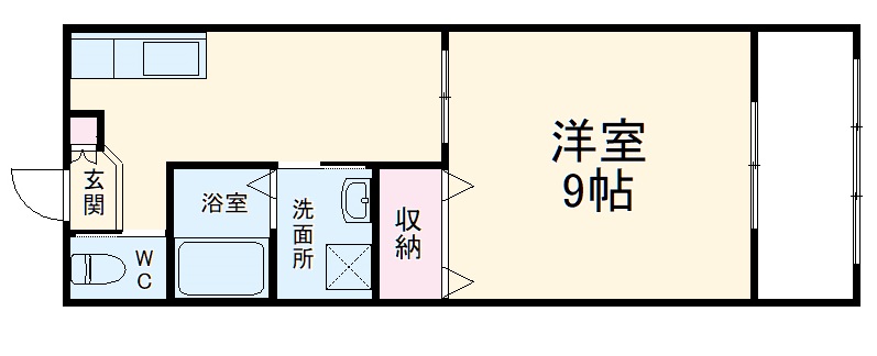 パークハイツA棟の間取り