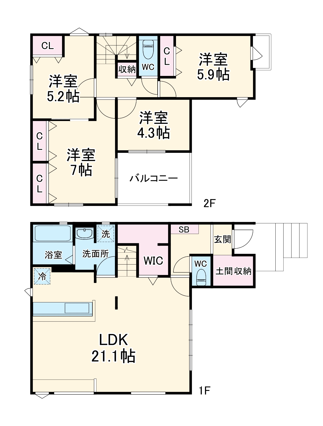 Kolet船橋三咲#12の間取り